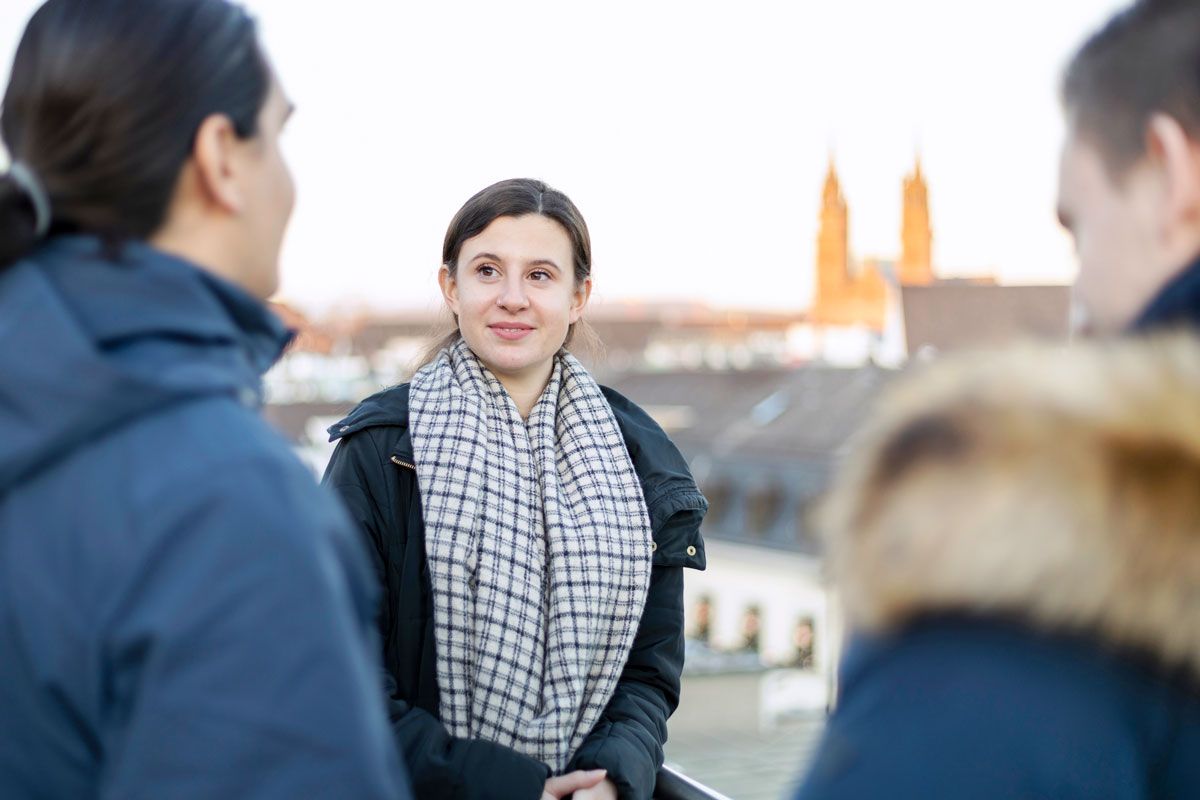 BM-Lernende im Gespräch